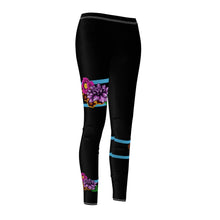 Load image into Gallery viewer, Band and Flower Casual Leggings
