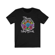 Floral Please Step Back Tee