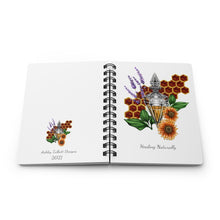 Load image into Gallery viewer, Healing Naturally Spiral Bound Journal
